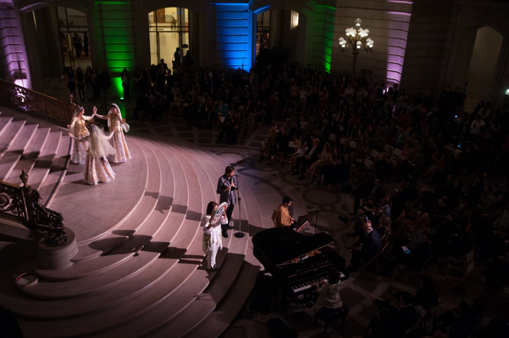 Program Finale - Azadeh Gorgani Piano Neema Hekmat Santour - Mr Nejad and Ms Ghaffari - Ballet Afsaneh- Photo by Pooya Monajemi